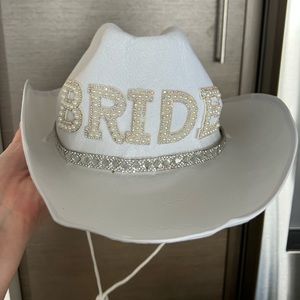 New bride cowboy hat